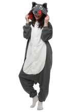Load image into Gallery viewer, Adult Toothless Dragon Kigurumi Onesie Pajamas - Cosplay Costume DR Custom Formulations Grey-XL 