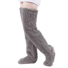 Load image into Gallery viewer, Over Knee High Fuzzy Long Socks DR Custom Formulations 