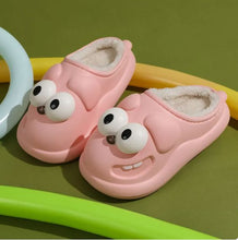 Load image into Gallery viewer, Cotton Slippers Big Eye Dog Cartoon Indoor Platform DR Custom Formulations Pink 40-41 