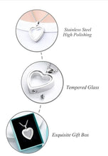 Load image into Gallery viewer, Heartfelt Remembrance: Stainless Steel Heart-Shaped Cremation Pendant DR Custom Formulations 
