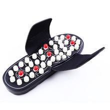 Load image into Gallery viewer, Acupoint Massage Slippers Sandal For Men DR Custom Formulations Black 9 
