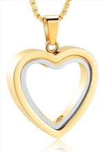 Load image into Gallery viewer, Heartfelt Remembrance: Stainless Steel Heart-Shaped Cremation Pendant DR Custom Formulations Gold 100*10*20(1mm) 