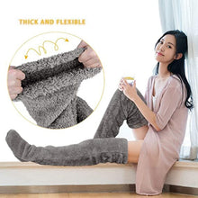 Load image into Gallery viewer, Over Knee High Fuzzy Long Socks DR Custom Formulations 