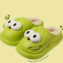 Load image into Gallery viewer, Cotton Slippers Big Eye Dog Cartoon Indoor Platform DR Custom Formulations 