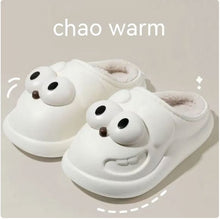 Load image into Gallery viewer, Cotton Slippers Big Eye Dog Cartoon Indoor Platform DR Custom Formulations 