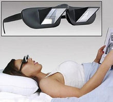 Load image into Gallery viewer, Lazy Periscope Horizontal Reading Glasses DR Custom Formulations Black S 