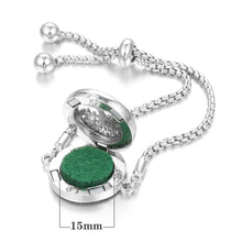 Load image into Gallery viewer, Stainless Steel Perfume Bracelet DR Custom Formulations 