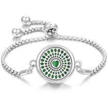 Load image into Gallery viewer, Stainless Steel Perfume Bracelet DR Custom Formulations Silver 11 