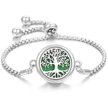 Load image into Gallery viewer, Stainless Steel Perfume Bracelet DR Custom Formulations Silver 1 