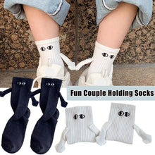 Load image into Gallery viewer, Magnetic Holding Hands Couple Socks DR Custom Formulations 